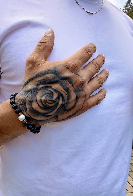 Pánske šperky - Náramok/lávový kameň , jadeit - 14717787_