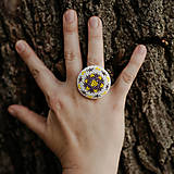  - #FLOWERPOWER No.4 - fialový prsteň - 14718301_