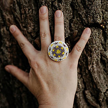 Prstene - #FLOWERPOWER No.4 - fialový prsteň - 14718301_