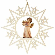 Dekorácie - Hviezdy s anjelom a bábikou - 14719730_