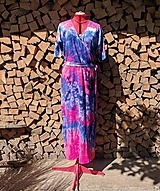 Zavinovacie batikované šaty (midi / maxi)