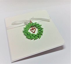 Papiernictvo - Pohľadnica ... venček svadobný - 14724315_