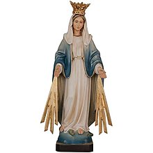 Sochy - Nepoškvrnená Panna Mária s korunkou a lúčmi - 14722634_