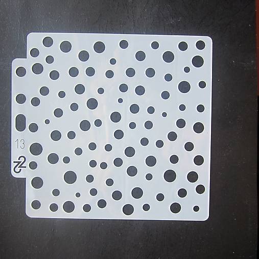 Nástroje - P18/ Šablóna- 13x13 cm - 14726676_