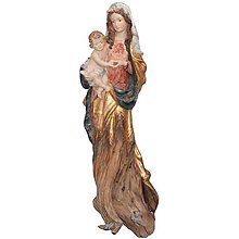 Sochy - Panna Mária ochrankyňa hôr koreňová socha - 14725773_