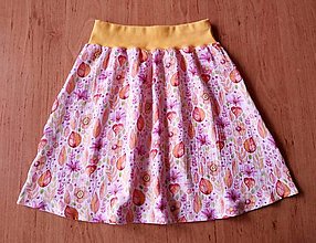 Detské oblečenie - Detská sukňa z mušelínu - 14726754_