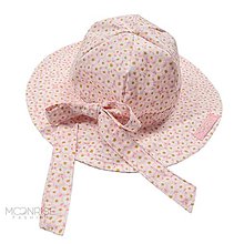 Detské čiapky - Detský klobúk daisies light pink - 14728236_