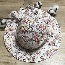 Detské čiapky - Detský klobúk paisley - 14728255_