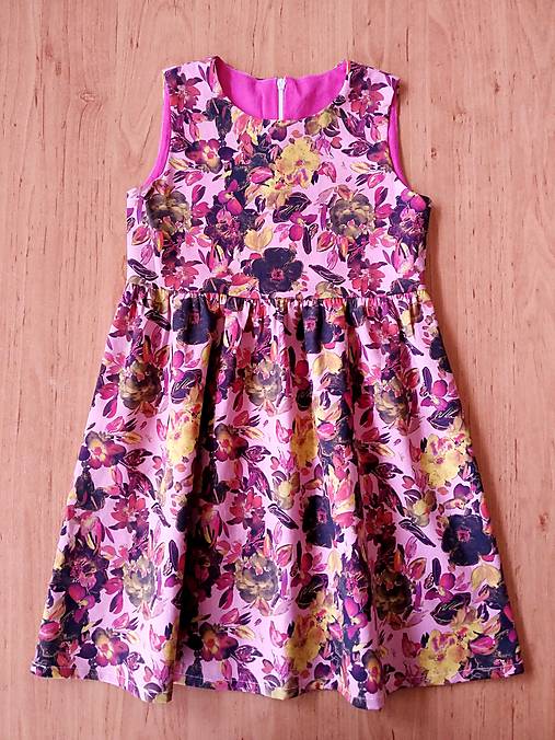 Detské oblečenie - Kvetované šaty  - 14728212_