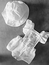 Detské oblečenie - Biele romperky :) - 14730187_