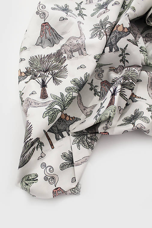 Detský textil - Minky deka DINO, viac farieb na výber, 100x70cm - 14730556_