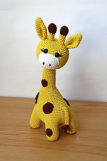Hračky - Háčkovaná žirafa - 14732798_