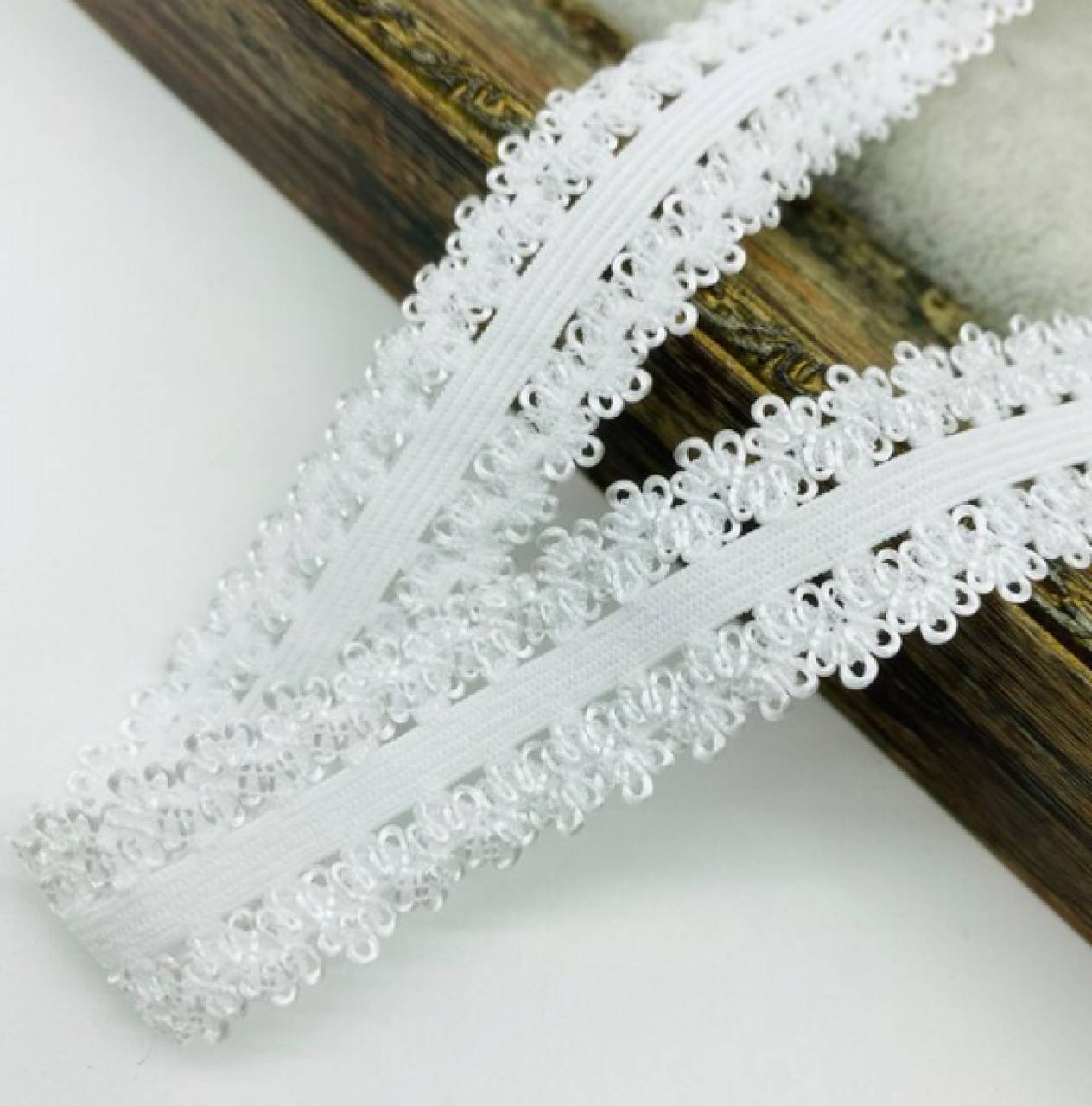 C118 Čipka elastická 100% polyester 2 cm / cena za 1 cm