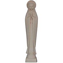Sochy - Panna Mária so žiarou (11,5cm - Béžová) - 14734423_