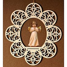 Dekorácie - Ornament s modliacim anjelom - 14734432_