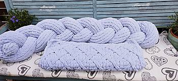 Detský textil - Zapletaný mantinel inak - 14736873_