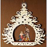 Dekorácie - Vianočný stromček so Svätou rodinou Tirolský - 14737027_