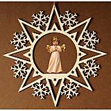 Dekorácie - Krištáľová hviezda s modliacim anjelom - 14737238_