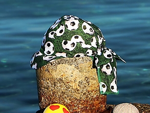 Detské čiapky - Letný detský šilt futbalové lopty - 14740319_