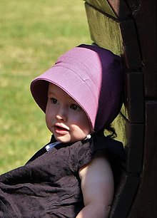 Detské čiapky - Letný detský mušelínový čepiec Kristína - 14744425_