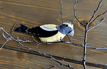 Hračky - Záhrada plná vtákov (stehlík čížavý (čížik)) - 14742595_