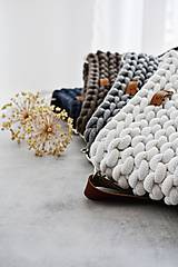 Kabelky - Pletená "chunky" kabelka - farby zeme - 14744361_