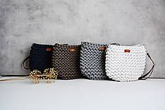 Kabelky - Pletená "chunky" kabelka - farby zeme - 14744362_