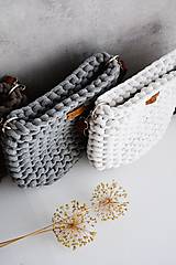 Kabelky - Pletená "chunky" kabelka - farby zeme - 14744364_