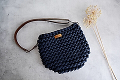 Kabelky - Pletená "chunky" kabelka - farby zeme - 14744378_