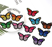Papier - NZ106 Nažehľovačka textilná motýľ - 14742273_