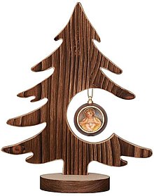 Dekorácie - Vianočný stromček s Ježiškom v guli - 14742305_