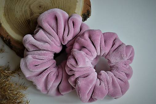 Ozdoby do vlasov - Scrunchie gumička mama a dcéra - 14744870_