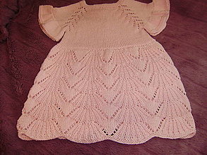 Detské oblečenie - Detské pletené šaty - 14744662_