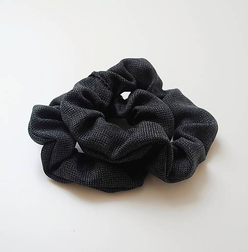Ozdoby do vlasov - Upcyklované scrunchies - 14744972_