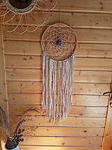Dekorácie - Macramé lapač snov  - 14743359_