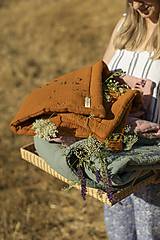 Detský textil - Mušelínová detská deka (podložka) - 14743592_