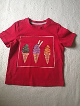 Detské oblečenie - zmrzlinkové tričko - 14746657_