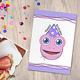 Papiernictvo - Party žabka pohľadnica (čarovná) - 14749930_