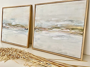 Obrazy - Pastel landscape - akryl na plátne - 14751868_