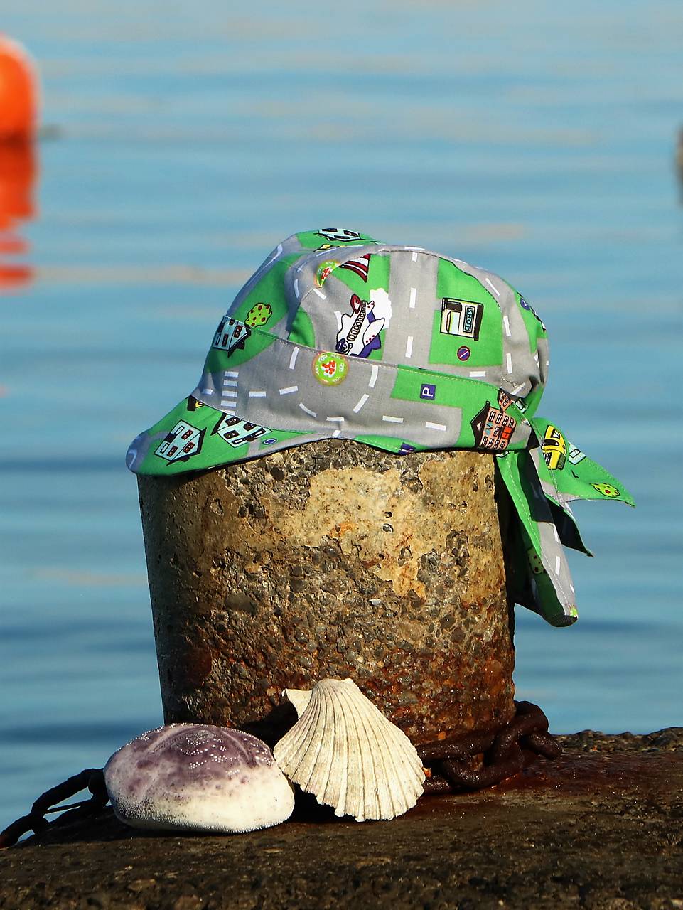 Letný detský šilt cesta