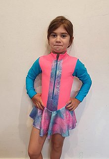 Detské oblečenie - Tréningové šaty na krasokorčuľovanie - 14754135_