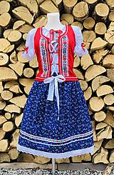 Šaty - Ľudový dámsky kroj “Milka” s lajblíkom - 14753588_
