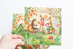 Papier - Pohľadnica - "jesenná oslava" - 14753886_