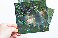 Papier - Pohľadnica - "Garden magic chill" - 14753912_