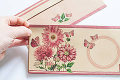 Papier - Obálka DL craft " Pink touch" - 14753971_