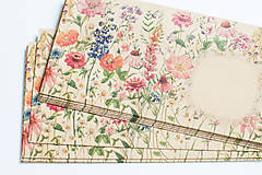 Papier - Obálka DL craft " nádherná lúka" - 14754009_