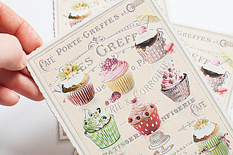 Papier - Cupcakes - edícia TAUSENDSCHÖN - 14753572_