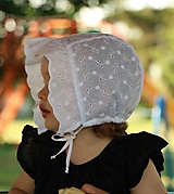 Detské čiapky - Letný detský čepček Laura s jednovrstvovým šiltom - 14755901_