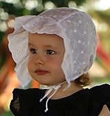 Detské čiapky - Letný detský čepček Laura s jednovrstvovým šiltom - 14755937_