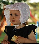 Detské čiapky - Letný detský čepček Laura s jednovrstvovým šiltom - 14755938_